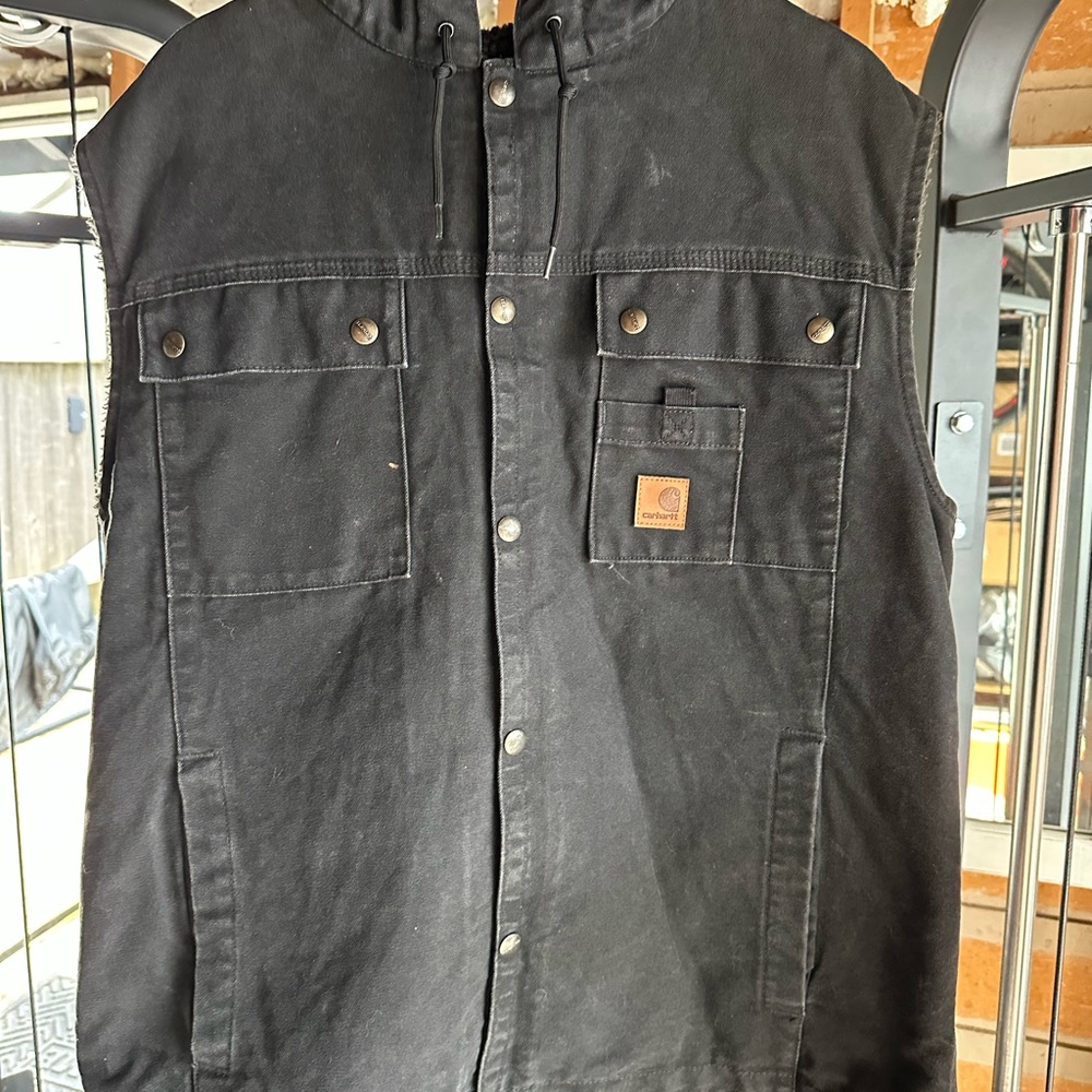 Carhartt Men's Black Sleeveless Jacket